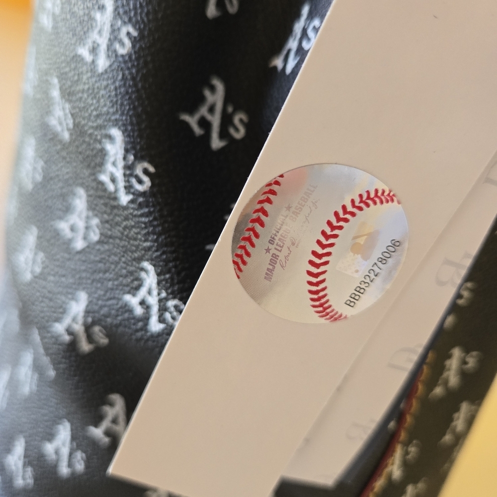 Dooney & Bourke MLB Oakland Athletics Drawstring Crossbody Shoulder Bag NWT $228 - Picture 6 of 13